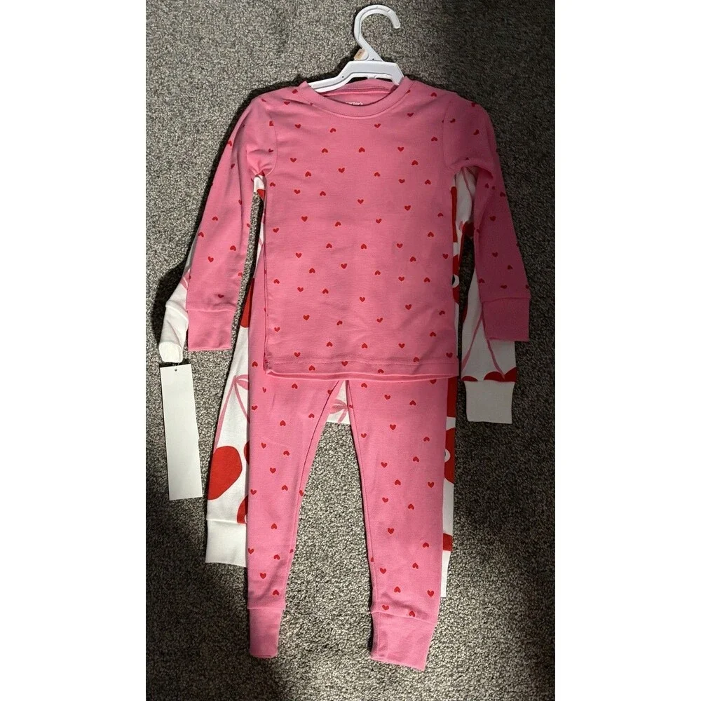 Girls Heart Pj Set of 2 NWT